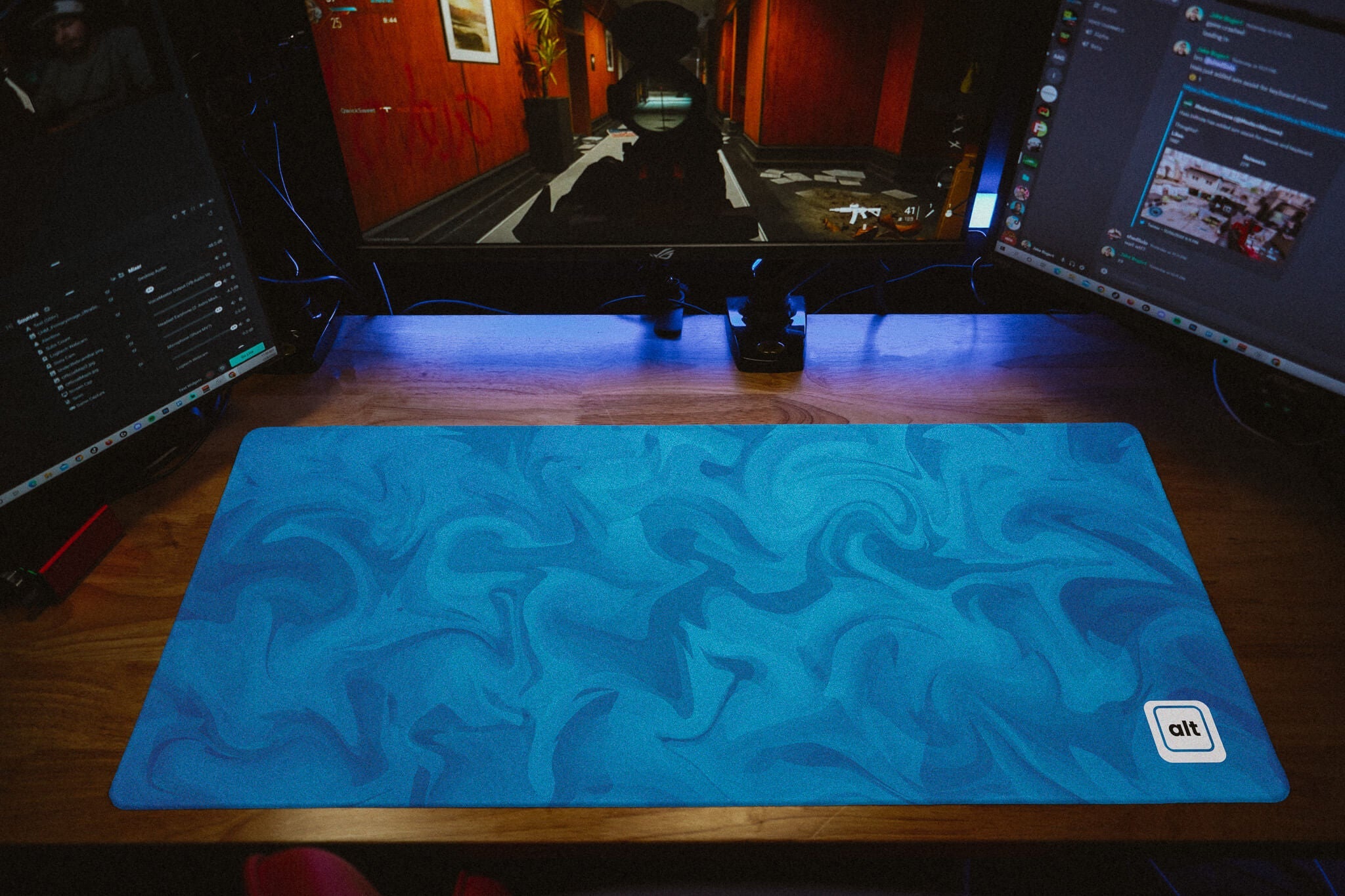 Aqua Liquify Mousepad - Cinch Gaming